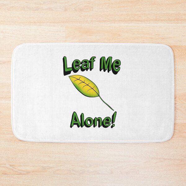 Item preview, Leaf Me Alone - White designed and sold by BusyMonkeys.