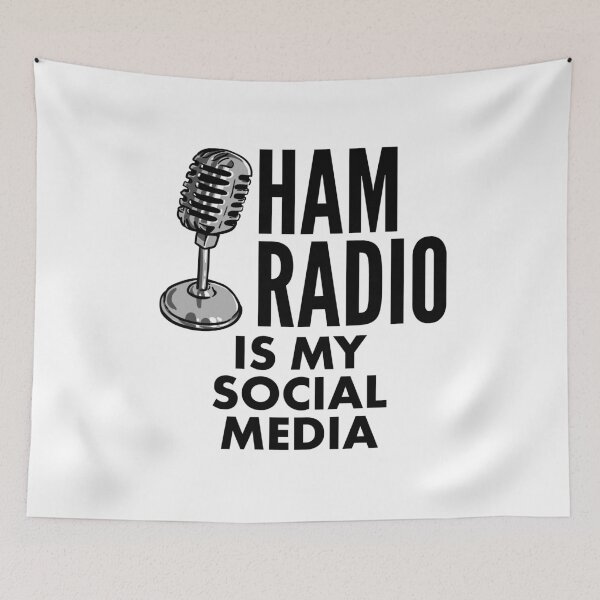 Item preview, Ham Radio is My Social Media designed and sold by HalpinDesign.