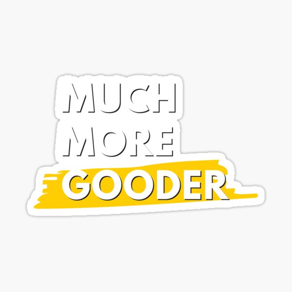 Vista previa del artículo con la obra «Mucho más Gooder White», diseñado y vendido por bnock21.