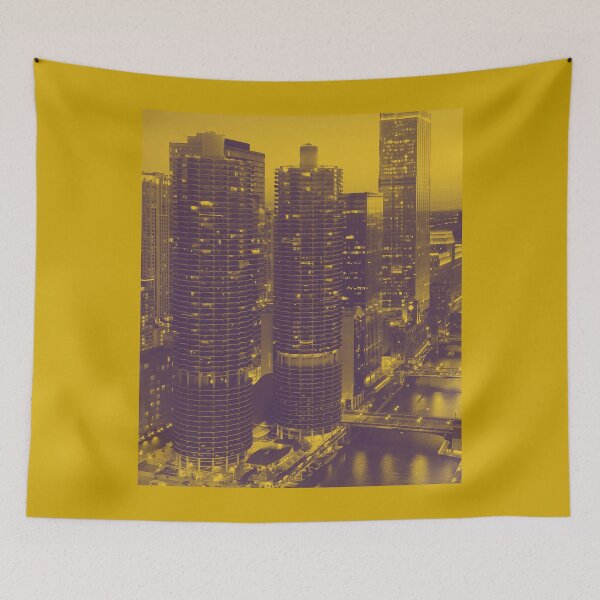 Item preview, Yellow Cityscape designed and sold by Latorih10.