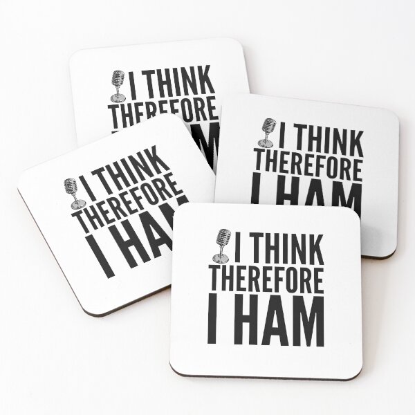 Item preview, Ham Radio - I Think Therefore I Ham designed and sold by HalpinDesign.