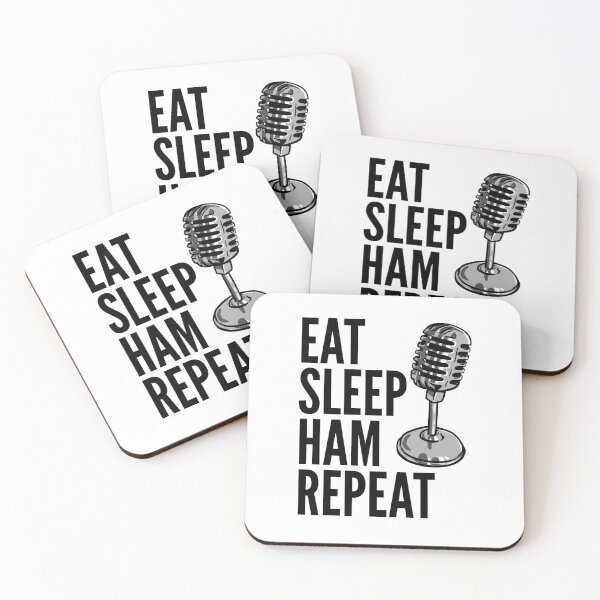 Item preview, Ham Radio - Eat Sleep Ham Repeat designed and sold by HalpinDesign.