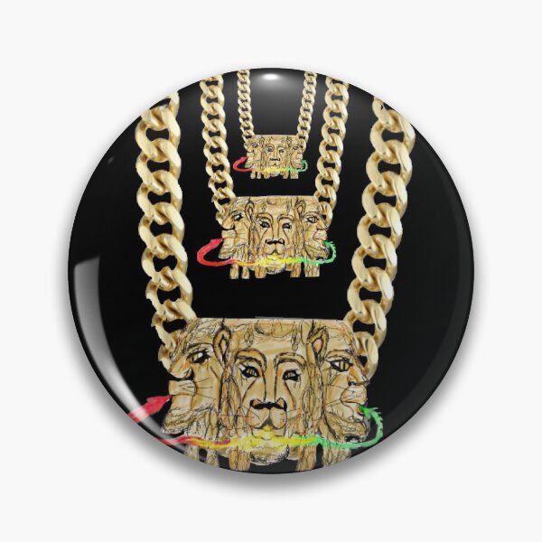 Item preview,  Apedemak Lion chain print by johnathan barned  designed and sold by Johnathan Barned.