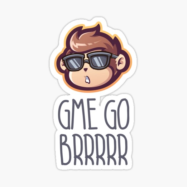 Item preview, GME GO BRRRR - GME ART designed and sold by GraphicApes.