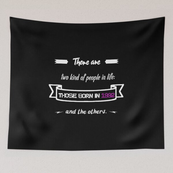 Item preview, People born in 1992... and others (English) designed and sold by 2Girls1Shirt.