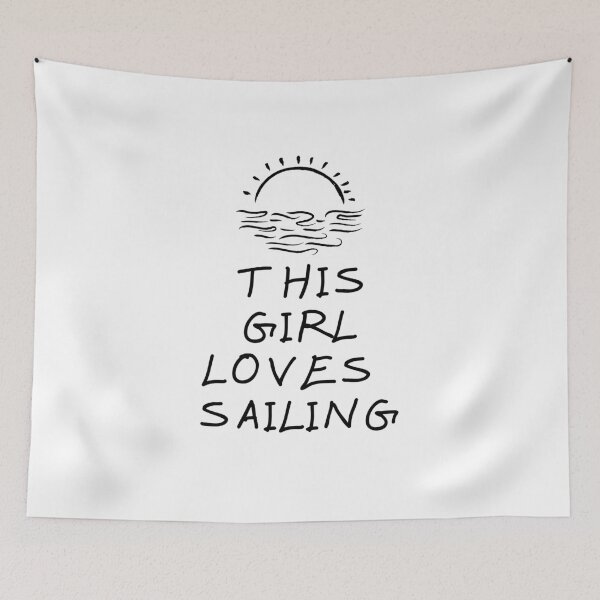 Item preview, This Girl Loves Sailing - For Sailing Women designed and sold by Passion-For-Sea.