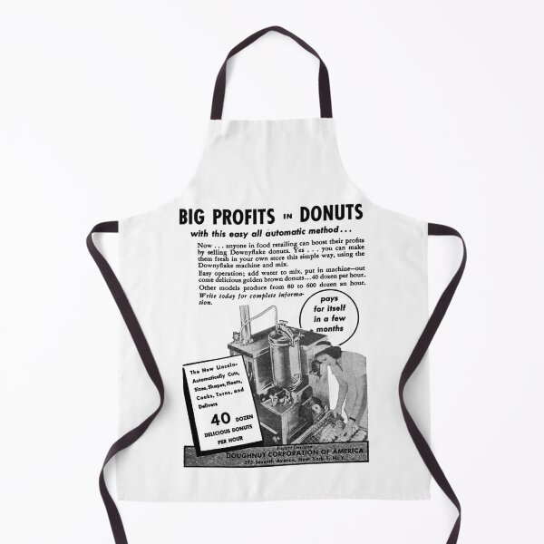 Item preview, BIG PROFITS IN DONUTS! designed and sold by ThrowbackAds.