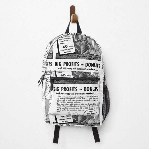 Item preview, BIG PROFITS IN DONUTS! designed and sold by ThrowbackAds.