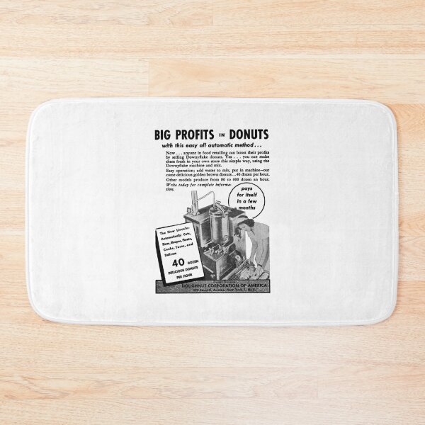 Item preview, BIG PROFITS IN DONUTS! designed and sold by ThrowbackAds.