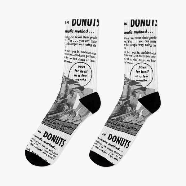 Item preview, BIG PROFITS IN DONUTS! designed and sold by ThrowbackAds.