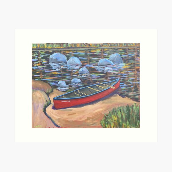 Item preview, The Red Canoe, Kejimkujik National Park designed and sold by TrudyFong.