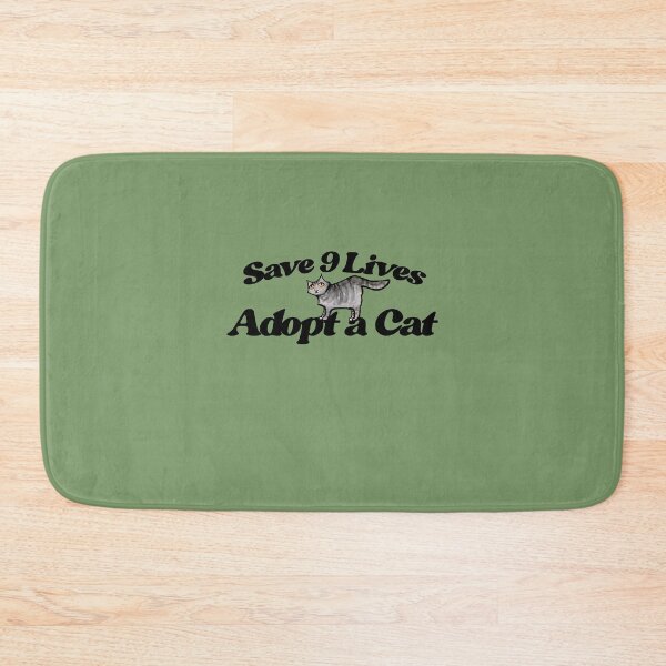 Item preview, Save 9 lives adopt a cat designed and sold by FrictionMaxxing.