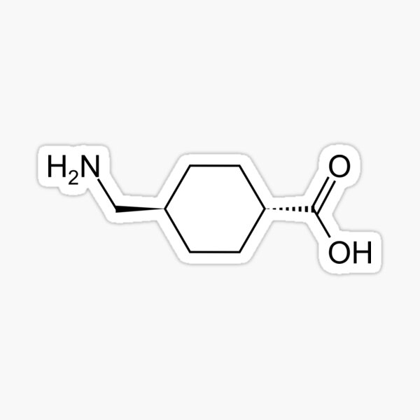 Item preview, Tranexamic Acid (TXA) Chemical Structure designed and sold by Artchitectrx.