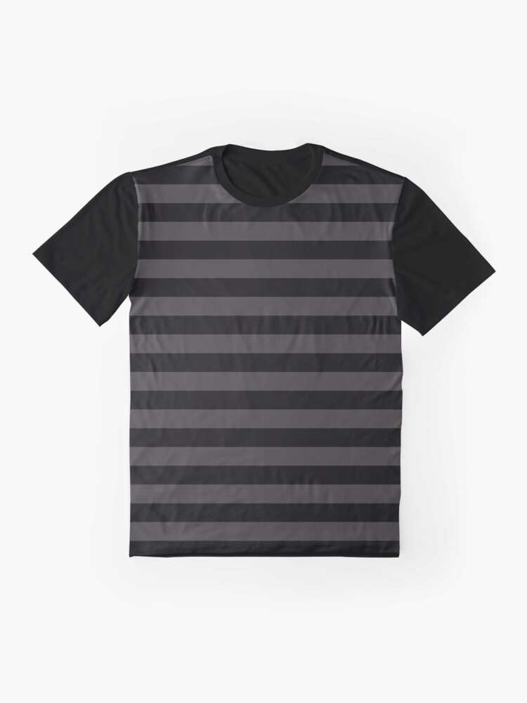 Black Grey and Black Stripes  Horizontal Medium Stripes