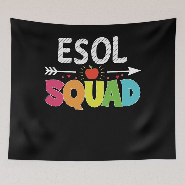 Item preview, Back To School Teacher Students Gift - ESOL Squad designed and sold by abcxyzsma.