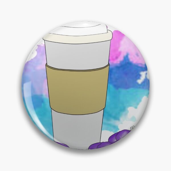 Item preview, pansy coffee cup designed and sold by toxicallycat.