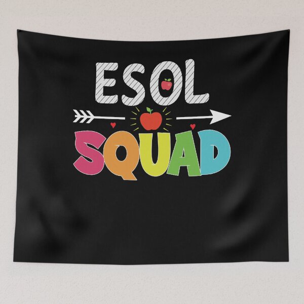 Item preview, Back To School Teacher Students Gift - ESOL Squad designed and sold by abcxyzsma.