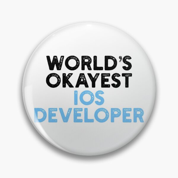 Item preview, World's Okayest iOS Developer designed and sold by Tech-e-Tees.