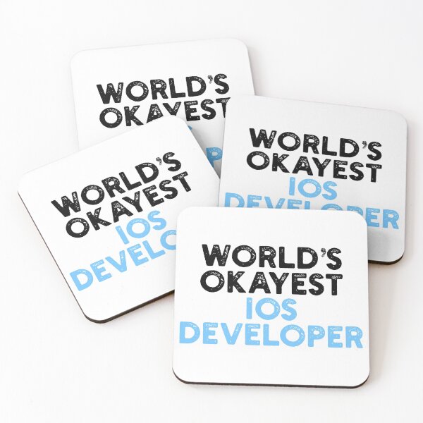Item preview, World's Okayest iOS Developer designed and sold by Tech-e-Tees.
