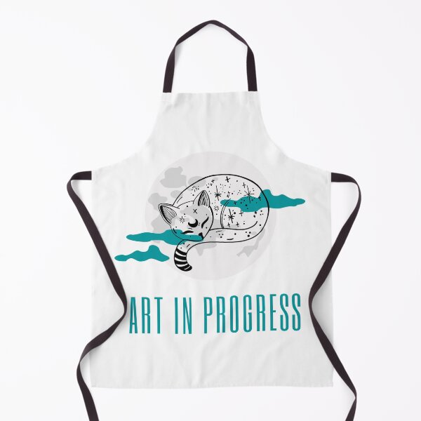 Item preview, Art in Progress Cat & Moon Turquoise Light designed and sold by Sershni.