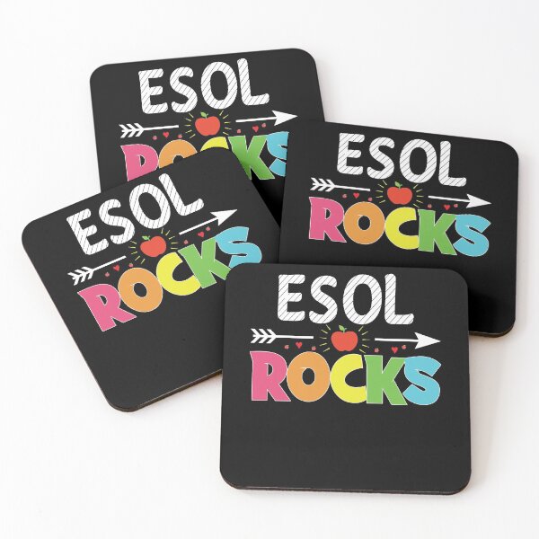 Item preview, Back To School Teacher Students Gift - ESOL Rocks designed and sold by abcxyzsma.