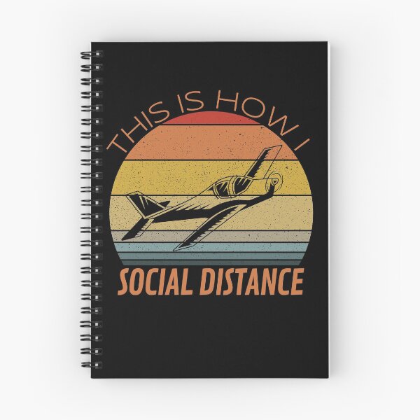 Item preview, This Is How I Social Distance Airplane Pilot Retro Pilot Gear designed and sold by DynamicDesign.