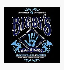 Bigby's Magical Hands Photographic Print