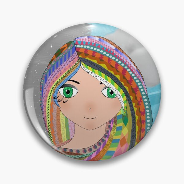 Item preview, Anime girl with cool hair designed and sold by BruceDCrocodile.
