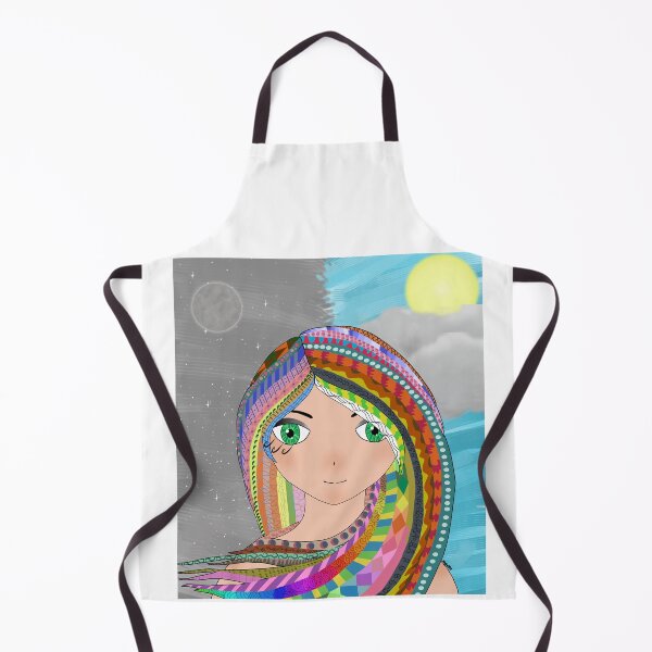 Item preview, Anime girl with cool hair designed and sold by BruceDCrocodile.