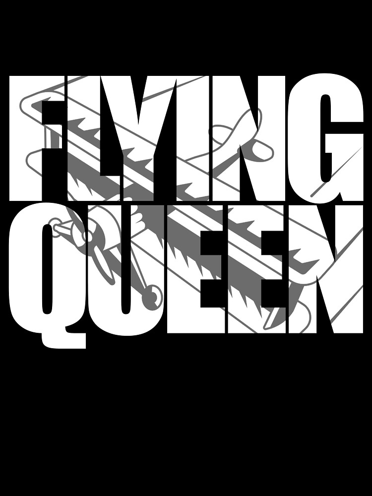 Thumbnail 3 von 3, Tuch, Flying Queen Biplane Aviator Women's Prop Airplane Pilot Gear designt und verkauft von DynamicDesign.