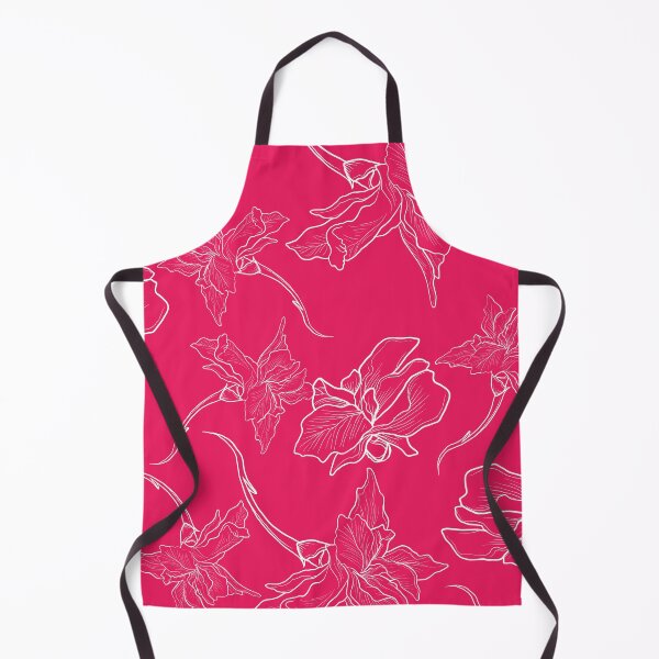 Item preview, White on pink floral print designed and sold by crazycollective.
