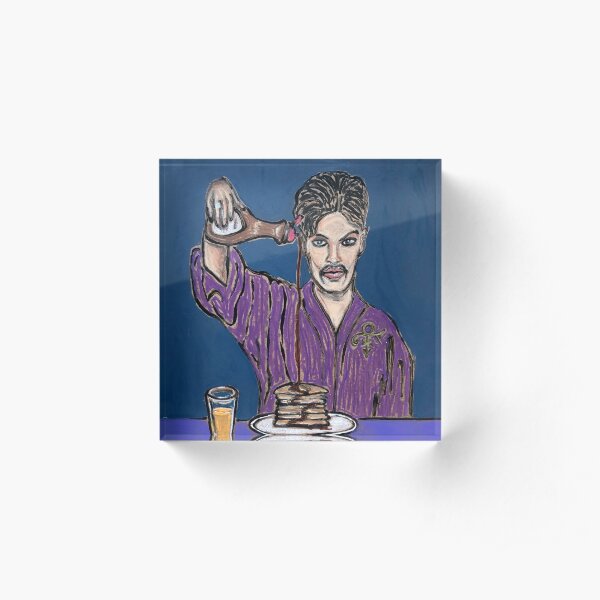 Breakfast Can Wait Acrylic Block