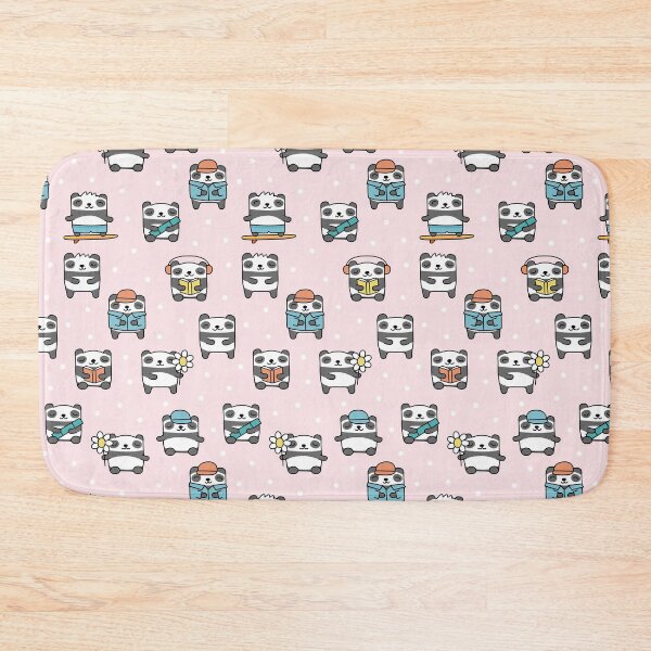Item preview, Cute Pandas - pink designed and sold by littlearrow.
