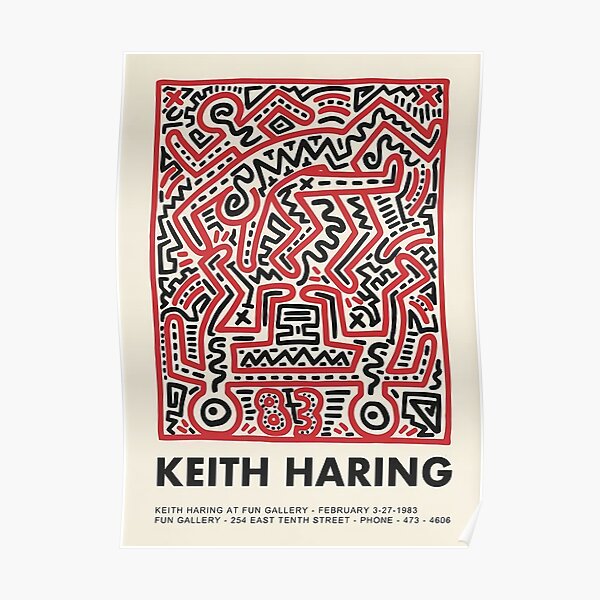 Fun Gallery Ausstellung, 1983 | Keith Poster