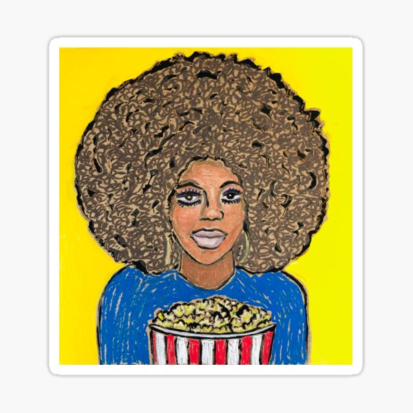 Buttered Popcorn Sticker