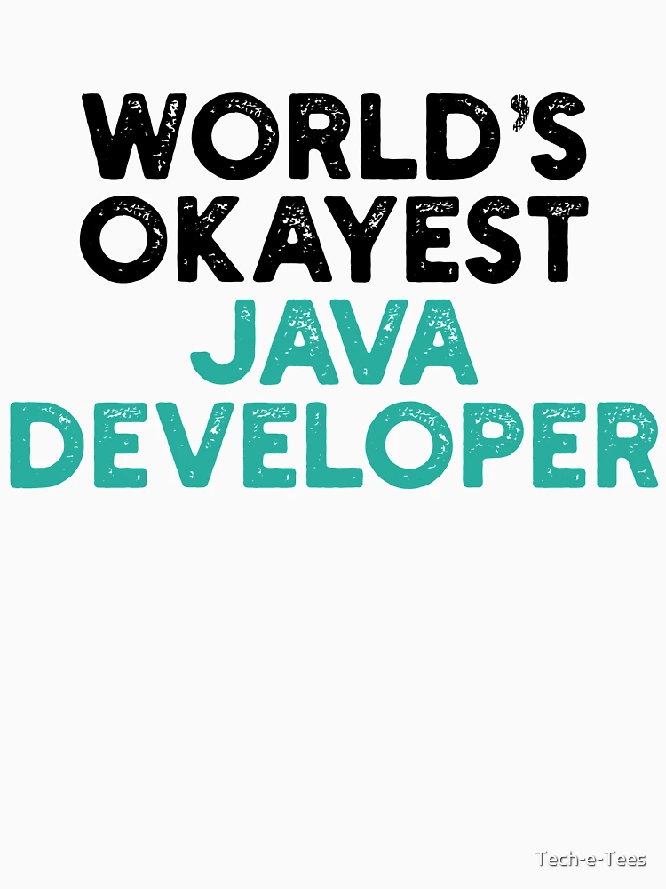 Thumbnail 6 of 6, Pullover Hoodie, World's Okayest Java Developer designed and sold by Tech-e-Tees.