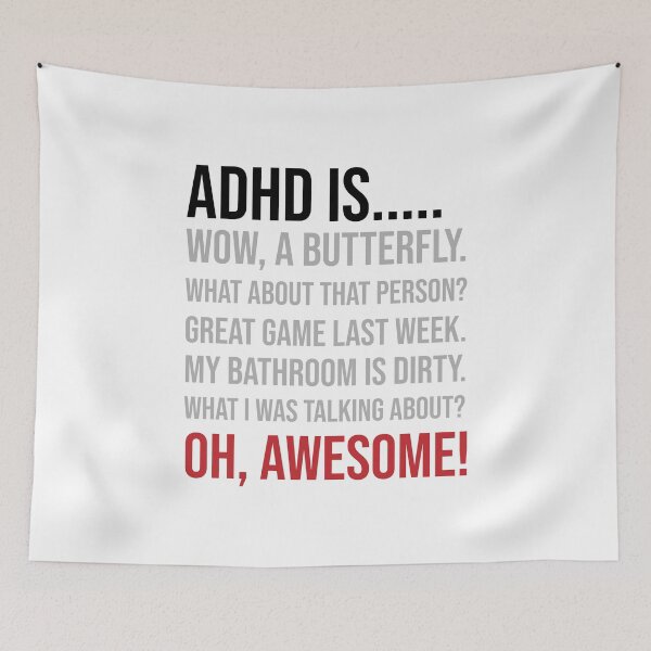 Item preview, ADHD is awesome designed and sold by Glstudio.