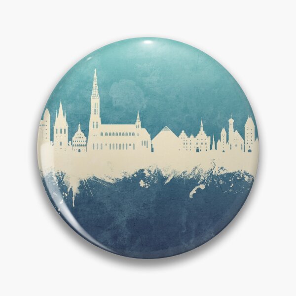 Item preview, Ulm Germany Skyline designed and sold by ArtPrints.