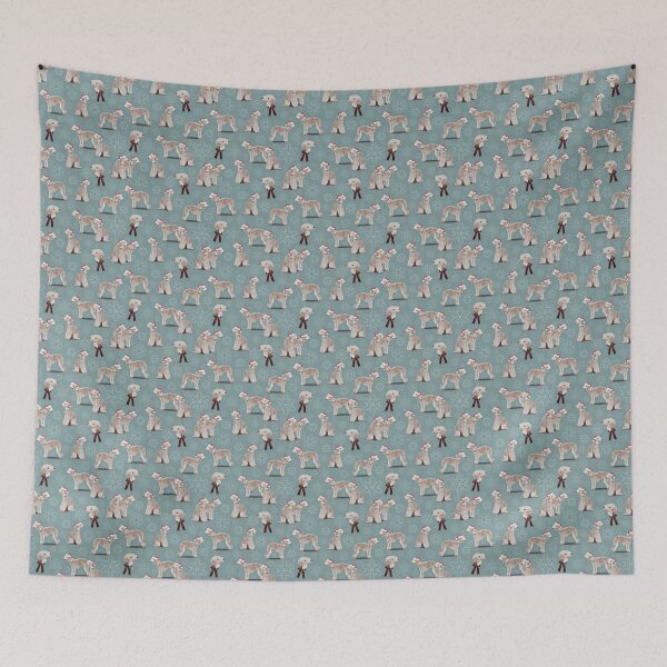 Item preview, The Christmas Bedlington Terrier Dog designed and sold by Elspeth Rose Design.