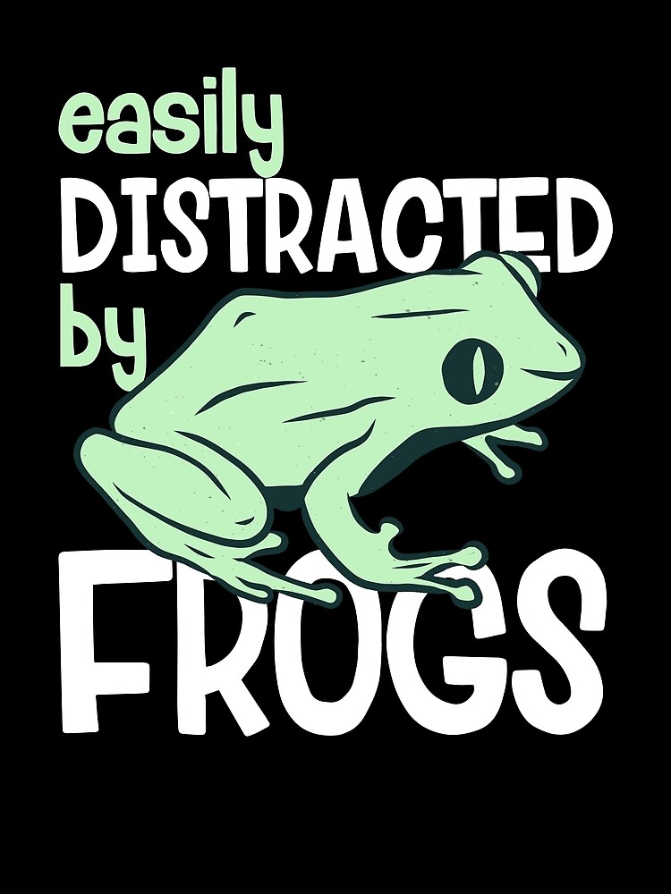 Thumbnail 3 von 3, Tuch, Easily Distracted by Frogs Herpetology Toad Tree Frog Lover Gear designt und verkauft von DynamicDesign.