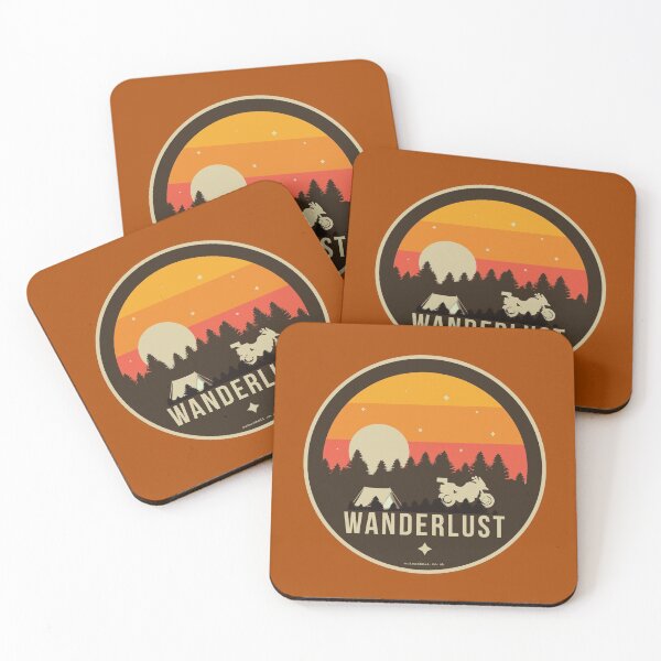 Item preview, Adventure Bike Rider Sticker T-Shirt 02 designed and sold by OuterShellUK.
