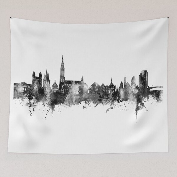 Item preview, Ulm Germany Skyline designed and sold by ArtPrints.