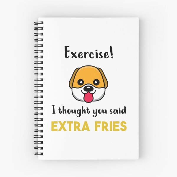 Item preview, Exercise! I tought you said Extra Fries  'White Edition' designed and sold by Luxury-Outfits.