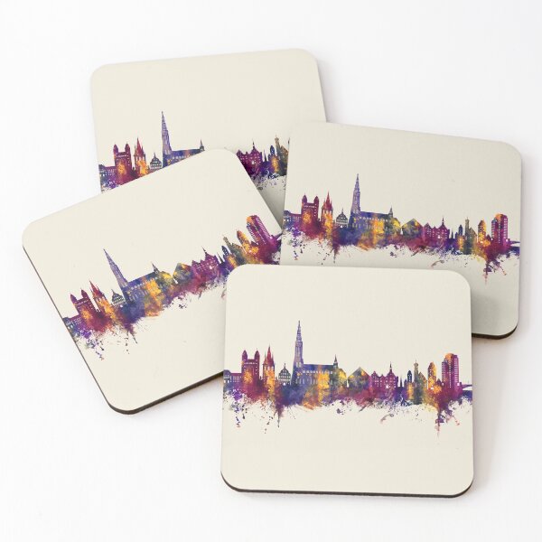 Item preview, Ulm Germany Skyline designed and sold by ArtPrints.