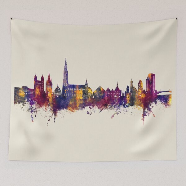 Item preview, Ulm Germany Skyline designed and sold by ArtPrints.