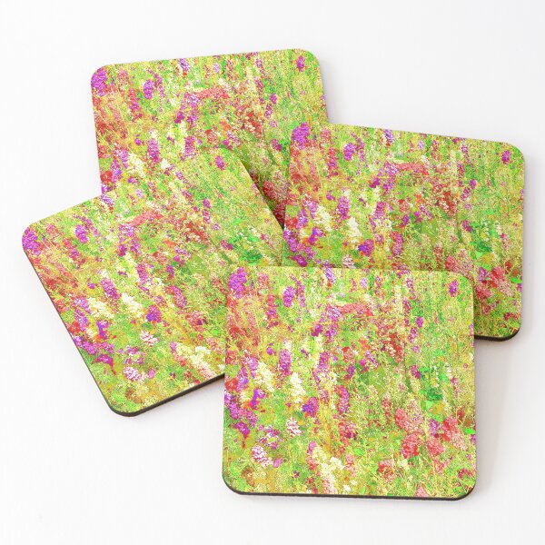 Item preview, Flower Checks (rojo fuego y esmeralda) designed and sold by David Roland.