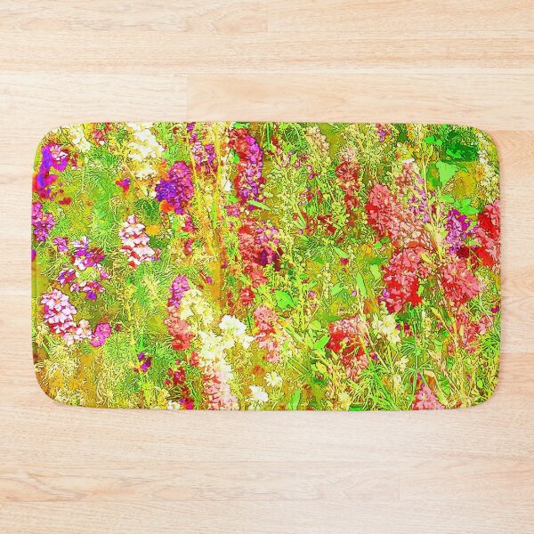 Item preview, Flower Checks (rojo fuego y esmeralda) designed and sold by David Roland.