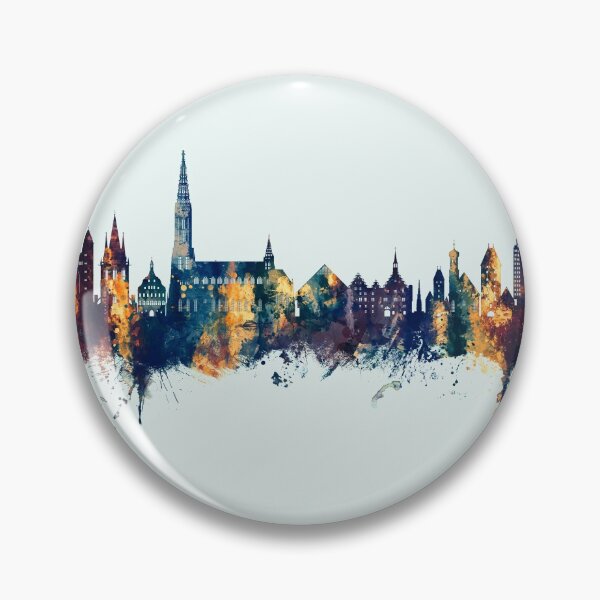 Item preview, Ulm Germany Skyline designed and sold by ArtPrints.