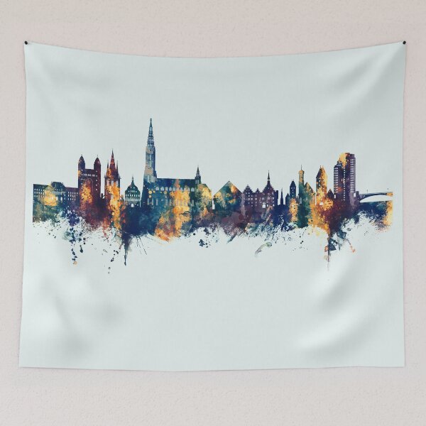 Item preview, Ulm Germany Skyline designed and sold by ArtPrints.