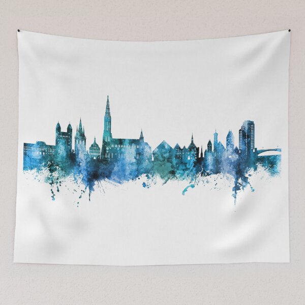 Item preview, Ulm Germany Skyline designed and sold by ArtPrints.